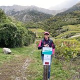Katia Bérard est la présidente du comité d'organisation du Kilomètre Vertical de Fully.